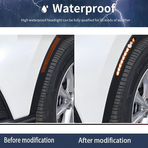 LED Side Fenders Marker Lights for 2023 2024 2025 Honda CRV CR-V DRL Lights (Style 1-DFK) in Kuwait
