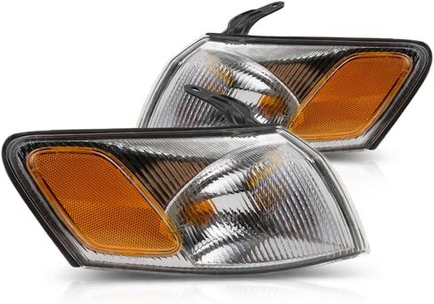 For 1997-1999 Toyota Camry Pair Driver and Passenger Side Turn Signal/Side Marker Light With Bulbs CAPA Certified Included Sedan | TO2530126 TO2531126 - Replaces 81520-AA010 81510-AA010 ; in Saudi Arabia