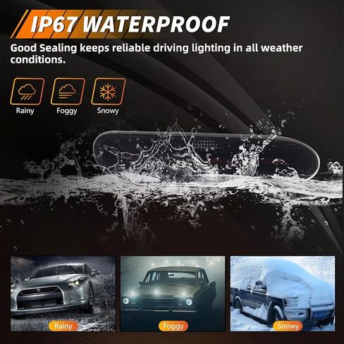 Front Side Marker Light Compatible with Dodge Neon 2000 2001 2002 2003 2004 2005, [DOT] [Waterproof] Amber LED Sidemarker Lamp, 1 Pair, Smoked Lens in Kuwait