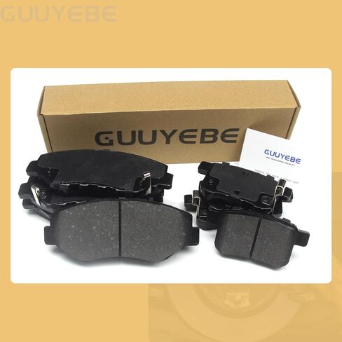4 PCS Ceramic Brake Pads مجموعة أمامية ، لـ Honda 2003-2017 Accord Ex LX SE 2012-2021 Civic 2002-2016 CRV SI CRZ Pilot Element Fit CR-V CR-Z ، لـ Acura 2013-2015 ILX ، P-914 ، D914 in Saudi Arabia