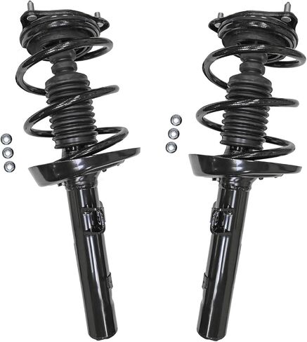 Detroit Axle - 2 Front Struts for 2016-2020 Honda Civic Excludes 1.5L Turbocharged, 2017 2018 2019 2020 Struts with Coil Spring Complete Strut Shocks Assembly Replacement in Saudi Arabia