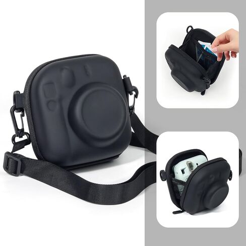 Hard Case Inside Size 5.67x4.09 inches for Fujifilm Instax Mini Link 3 Liplay EVO for Kodak Printomatic Digital Instant Film Print Camera and Student Digital Travel Camera(Black) (No Camera) in Saudi Arabia