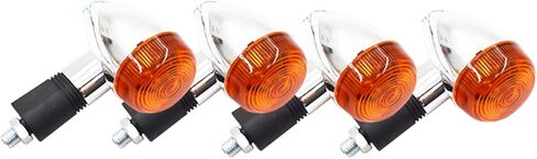 4 حزمة Universal Chrome Motorcycle Turn Turn Light Light Light in Saudi Arabia