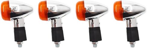 4 حزمة Universal Chrome Motorcycle Turn Turn Light Light Light in Saudi Arabia