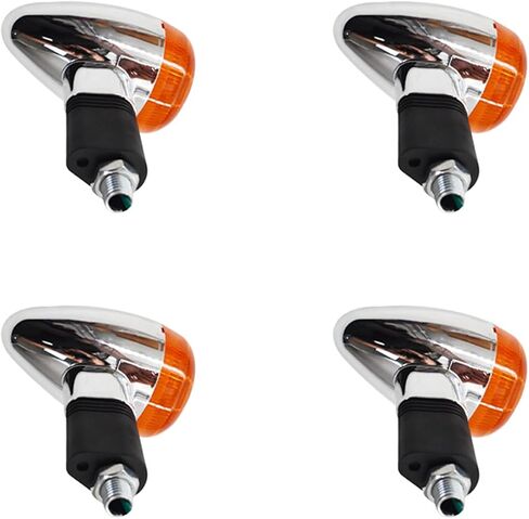 4 حزمة Universal Chrome Motorcycle Turn Turn Light Light Light in Saudi Arabia