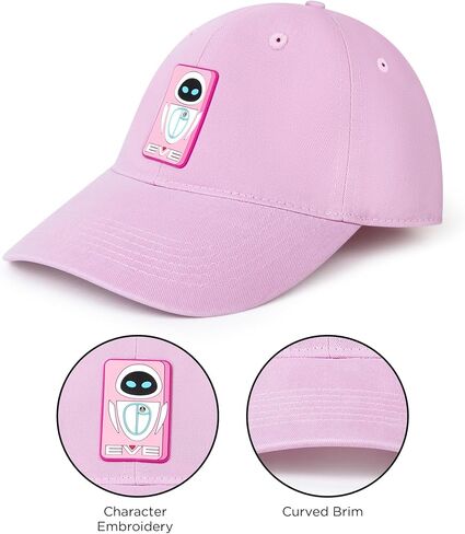 Disney Adult Baseball Cap, Wall-E Eve Adjustable Dad Hat in Saudi Arabia