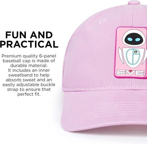 Disney Adult Baseball Cap, Wall-E Eve Adjustable Dad Hat in Saudi Arabia