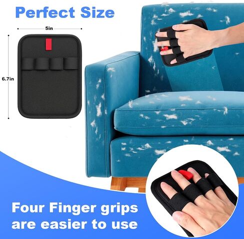 AIERSA Pet Hair Removal Tool, Static Removal Gloves for Pet Hair, Dog and Cat Hair Remover Set for Couch, Clothes, Car Detailing, Carpet, Bed, Bedding, Furniture in Saudi Arabia