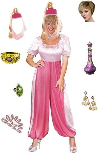 Sanctuarie Designs بالإضافة إلى حجم Genie Halloween Costume & Wig Ponytail Hat in Kuwait