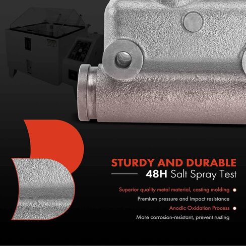 A-Premium Brake Master Cylinder with Reservoir and Cap Compatible with Ford Vehicles - F-100 1953 1954 1955 1956 - Replaces# 5461320, B3C-2140-A in Saudi Arabia