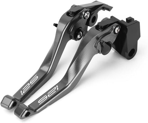 Motorcycle Short Brake Clutch Levers Compatible with K.awasaki Z125 Pro 2017 2018 2019 2020 2021 2022 2023 | Front Shorter Levers Handles Z 125 BR125 Accessories (Gold) in Saudi Arabia