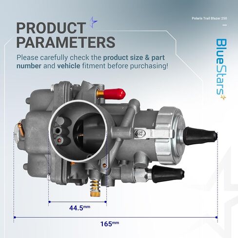 BlueStars 3130383 Carburetor Kit- Compatible with Polaris Trail Boss Trail Blazer 250 350L 400 Big Boss 300 400L Xplorer Xpress 250 400 400L Sport Scrambler Sportsman 400 400L in Saudi Arabia