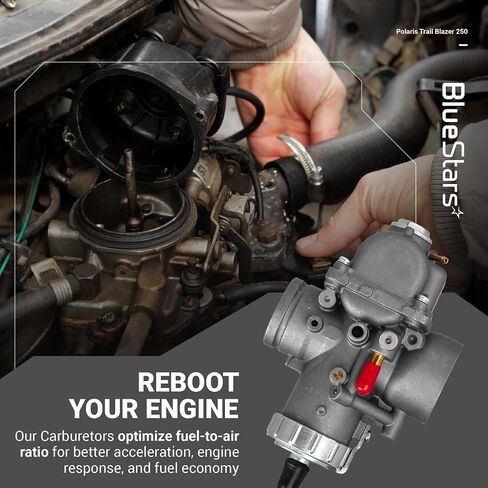 BlueStars 3130383 Carburetor Kit- Compatible with Polaris Trail Boss Trail Blazer 250 350L 400 Big Boss 300 400L Xplorer Xpress 250 400 400L Sport Scrambler Sportsman 400 400L in Saudi Arabia