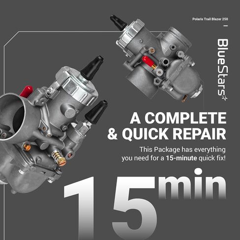 BlueStars 3130383 Carburetor Kit- Compatible with Polaris Trail Boss Trail Blazer 250 350L 400 Big Boss 300 400L Xplorer Xpress 250 400 400L Sport Scrambler Sportsman 400 400L in Saudi Arabia