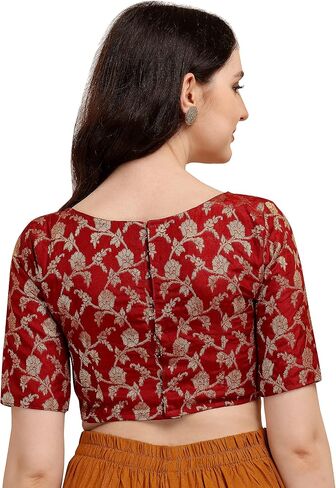 Indian Women's Traditional Style Designer Readymade Saree Blouse in Saudi Arabia