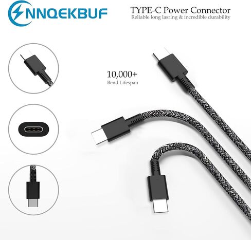New Chromebook Charger 65W 45W USB Type C Laptop Charger for HP Chromebook 14 X360 14-ca061dx 14-ca052wm 14-ca051wm 14-ca020nr 14-ca043cl 11-ae051wm 14-CA000 HP Spectre X360 X2 Power Cord Replacement in Saudi Arabia