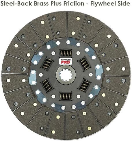 ClutchMaxPRO Performance Stage 3 Clutch Kit with Slave Cylinder Compatible with 1988-1992 Ford Bronco E150 E250 E350 F150 F250 F350 Econoline, Econoline Wagon 4.9L 5.0L 5.8L (CP07057DFWS-ST3) in Saudi Arabia
