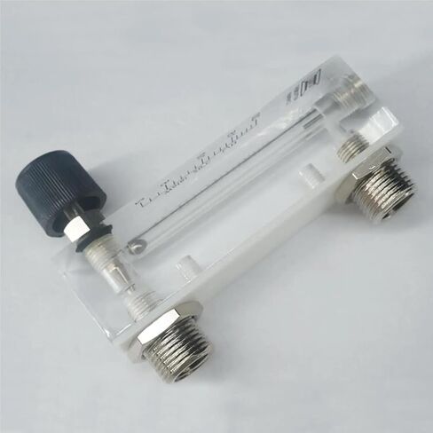 1PCS 2-20L/H LZM-6T Acrylic لوحة تدفق المياه المتراكتر مع صمام التحكم M18 MALE G 1/4 BSPT أنثى in Saudi Arabia