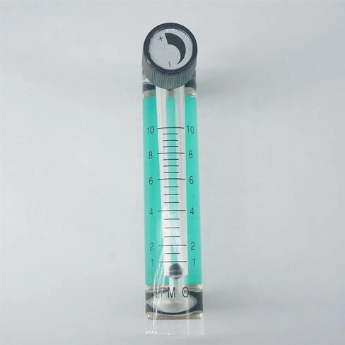 1Pcs 1-10L/min LZM-6T Acrylic Panel Gas Air Oxygen Flowmeter Rotameter With Control Valve 8mm Hose Barb 116mm Length in Saudi Arabia