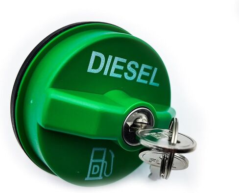 Locking Diesel Fuel Tank Cap Fuel Cap Gas Cap Compatible with Chevrolet C10 C2500 C3500 Replacement for GMC C3500/K3500 Replacement for Ford E350 F50/F250 Replaces 10591D 9MGC791 MGC791 31778D in Saudi Arabia