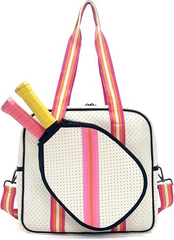 Crossbody Pickleball Bag Tote, Neoprene Pickleball Bags for Women and Men, Adjustable Pickleball Shoulder Bag in Saudi Arabia