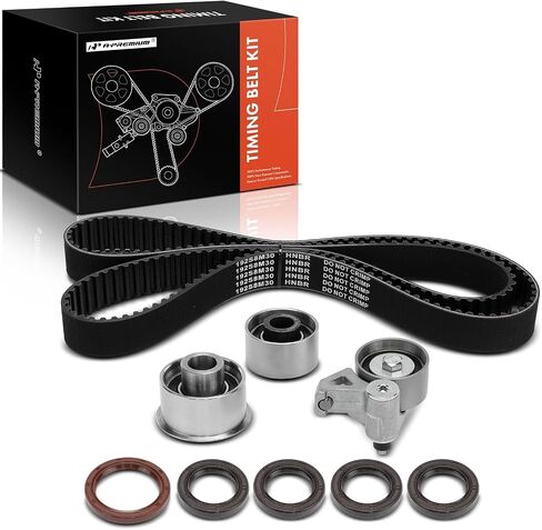 مجموعة حزام توقيت المحرك A-premium متوافقة مع Ford Probe 1993-1997 & Mazda 626 1993-2002 ، Millenia 1995-2002 ، MX-3 MX3 1992-1995 ، MX-6 MX6 1993-1997-1.8L 2.5L in Saudi Arabia