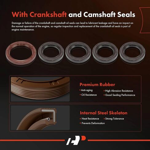 مجموعة حزام توقيت المحرك A-premium متوافقة مع Ford Probe 1993-1997 & Mazda 626 1993-2002 ، Millenia 1995-2002 ، MX-3 MX3 1992-1995 ، MX-6 MX6 1993-1997-1.8L 2.5L in Saudi Arabia