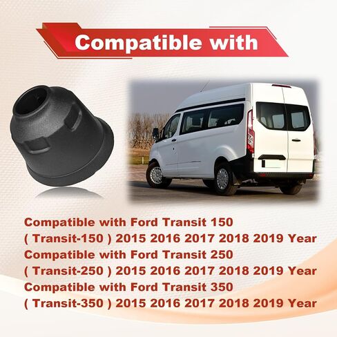 Rear Cargo Door Bumper Magnet Cover Compatible with Ford Transit 2015 2016 2017 2018 2019 Year Car Accessories Replace for BK3Z-16758-C in Saudi Arabia