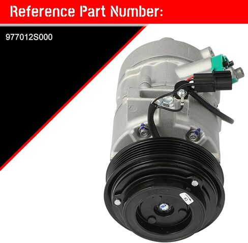 CCIYU AC ضاغط مع القابض 11231C 2011-2015 FIT لـ HYUNDAI TUCSON 2.0L 2.4L 2011-2016 FIT لـ KIA Sportage 2.0L 2.4L ضاغط تكييف الهواء 977012S000 in Saudi Arabia