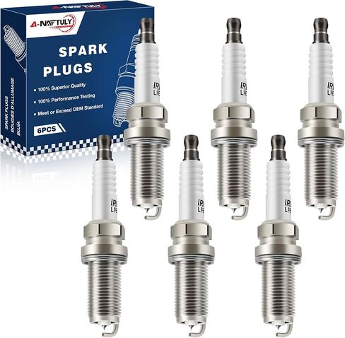 Iridium Spark Plugs 6 حزمة متوافقة مع 2006-2015 لكزس IS250 IS350 GS350 GS450H V6 2.5L 3.5L 2007 2008 2008 2010 2012 2013 2014 2015 استبدال 6858 ، DFH6B11A in Saudi Arabia