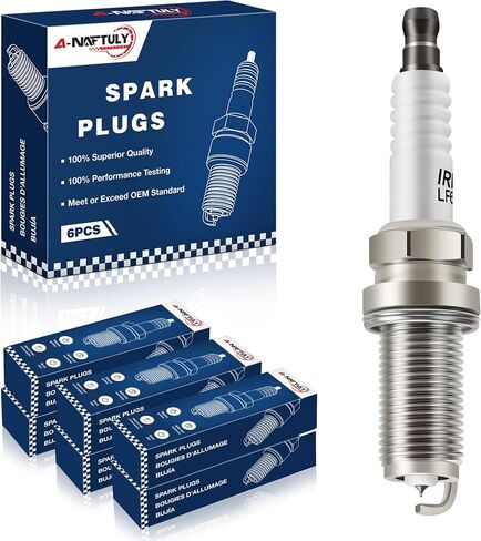 Iridium Spark Plugs 6 حزمة متوافقة مع 2006-2015 لكزس IS250 IS350 GS350 GS450H V6 2.5L 3.5L 2007 2008 2008 2010 2012 2013 2014 2015 استبدال 6858 ، DFH6B11A in Saudi Arabia