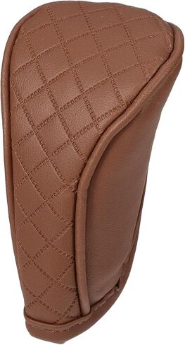 Motoforti Universal Car Manual Gear Shift Cover Trim with Zipper Shift Knob Cover Gear Stick Cover Shift Gear Cover Interior Decorative Accessories, Fashionable, Faux Leather, Brown in Saudi Arabia