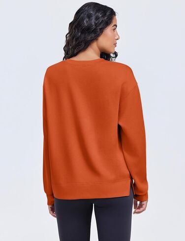 PINSPARK Soft Crewneck Sweatshirt for Women Long Sleeve Lightweight Pullover Yoga Casual Sweatshirts Fall Fashion 2025 in Saudi Arabia