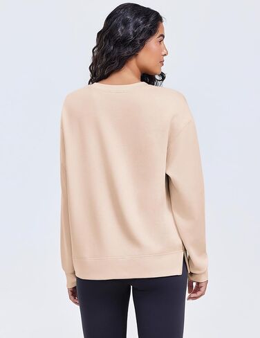 PINSPARK Soft Crewneck Sweatshirt for Women Long Sleeve Lightweight Pullover Yoga Casual Sweatshirts Fall Fashion 2025 in Saudi Arabia