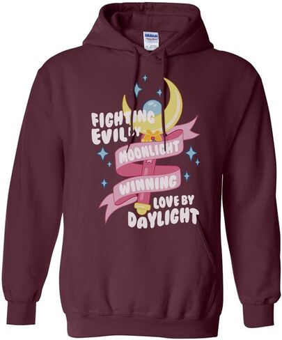 Fighting Evil by Moonlight, Winning Love by Daylight Hoodie Sweatshirt Unisex in Saudi Arabia