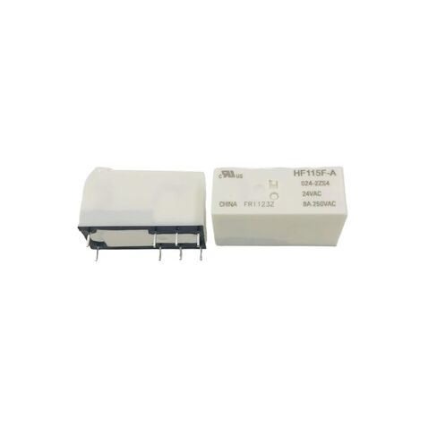 ترحيل HF115F-A-024-2ZS4 مجموعتان تحويل 8-Pin 8A250VAC لفائف 24VAC RWABLGJXP in Kuwait