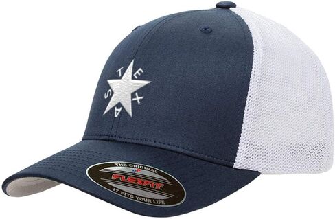 Texas Zavala Star Mesh Snapback Premium Yupoong Adult Retro Trucker Cap Hat 6606 in Saudi Arabia