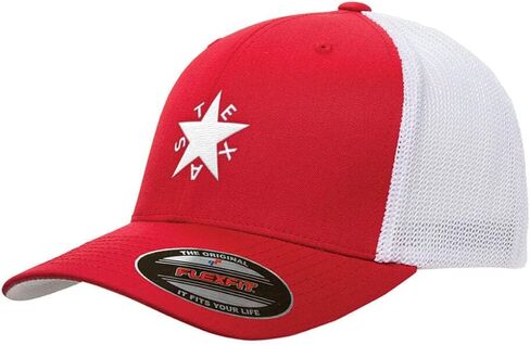 Texas Zavala Star Mesh Snapback Premium Yupoong Adult Retro Trucker Cap Hat 6606 in Saudi Arabia