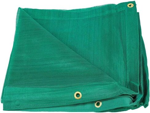 منتجات mytee 12'x26 'أسود 70 ٪ من الظل الشبكة القنب للهواء في الهواء الطلق مع الحلقات - 6 أونصة شبكية شبكية شاقة متين للغاية لشاحنة القمامة ، شاحنات رولوف - شبكات شبكية شبكة القماش للشمس ، النبات ، الفناء in Kuwait
