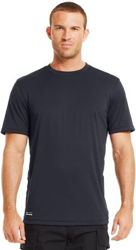 Under Armour Men's HeatGear« Tactical Short Sleeve T-Shirt Small Dark Navy Blue in Saudi Arabia