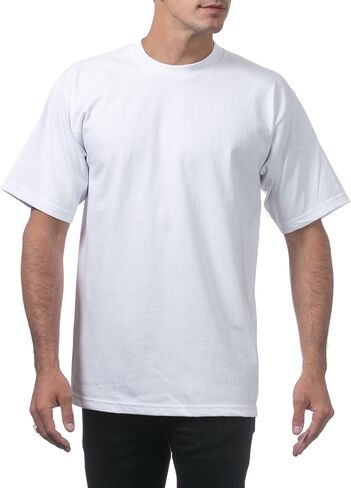 Pro Club Men's 3-Pack Heavyweight Cotton Short Sleeve Crew Neck T-Shirt in Saudi Arabia