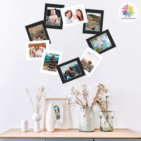 Mat Board Center 12x16 Uncut Mat Boards, White and Black,10 Pack | 4-Ply Thick Backing Matte Boards, Ideal for Prints, Frames, Photos, Crafts in Saudi Arabia