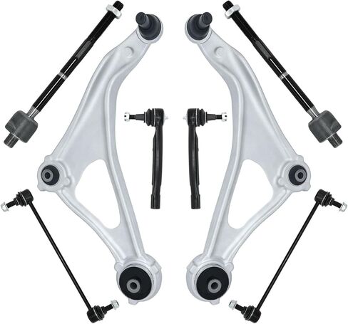 8Pcs Suspension Kit Front Control Arm w/Ball Joint Control Arms Sway Bar Tie Rod Replacement for 2013-2014 Nissan Altima - K750094 K750095 MS30897 MS30898 ES801196 ES801197 EV801066 in Saudi Arabia