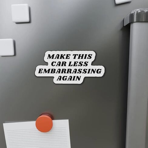 Make This Car Less Embarrassing Again - Anti Elon Sticker, Anti Elon Bumper Elon Car Magnet Funny Stickers in Saudi Arabia