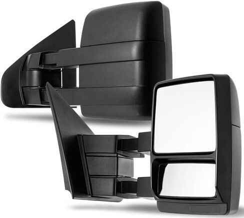 Akkon - من أجل 04-14 Ford F150 بيك آب شاحنة قابلة للتمديد قابلة للتمديد مرايا اليدوية اليسرى + بديل زوج الجانب الأيمن in Saudi Arabia