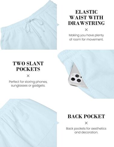 COOFANDY Men's 2 Piece Cotton Linen Sets Summer Beach Outfits Casual Short Sleeve Henley Shirts and Vacation Shorts in Saudi Arabia