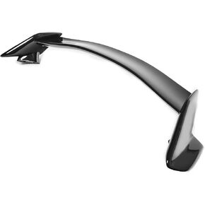 Replacement for 2016-2021 Honda Civic Hatchback FK4 FK7 | JDM Type-R Style Rear Trunk Lid Wing Spoiler (ABS Plastic - Painted Glossy Black) in Saudi Arabia