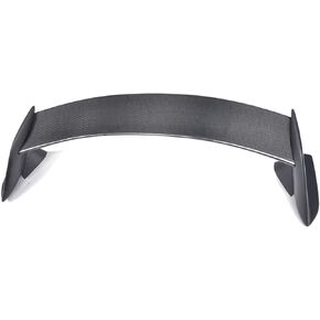 Replacement for 2016-2021 Honda Civic Hatchback FK4 FK7 | JDM Type-R Style Rear Trunk Lid Wing Spoiler (ABS Plastic - Painted Glossy Black) in Kuwait