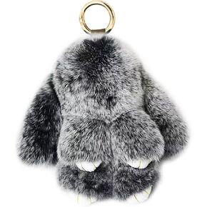 JTKDXQS Bunny Keychain لطيف لينة أفخم السيارة حقائب اليد keyring للنساء in Kuwait