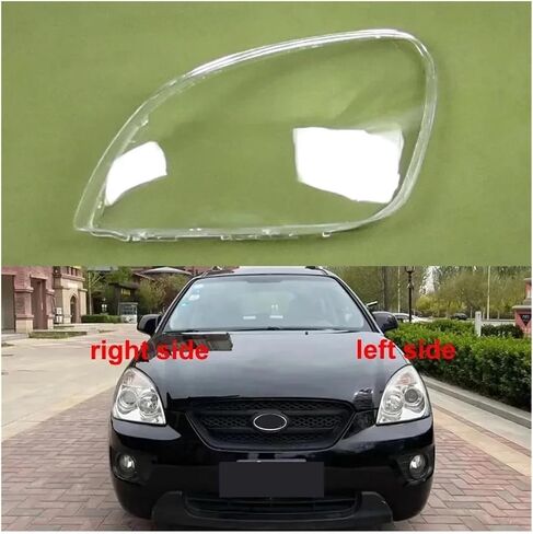 Headlight Housing Compatible For Kia Carens 2007 2008 2009 2010 2011 Car Accessories Headlight Lens Cover Transparent Lampshade Headlamp Shell Plexiglass(1PCS left side) in Saudi Arabia